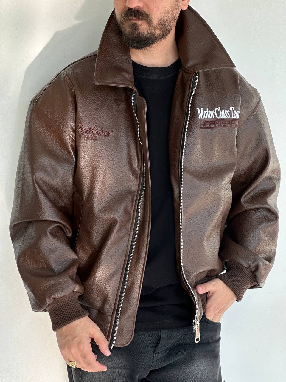 کاپشن چرم باکسی TURBO SPIRIT